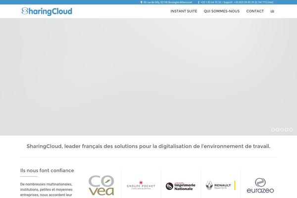 The7 theme site design template sample
