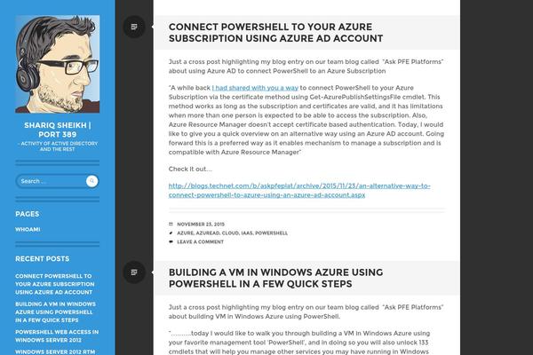 Writr theme site design template sample