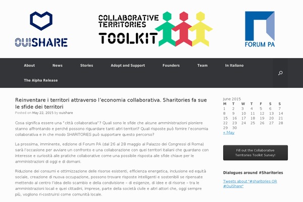 sharitories.net site used Vantage
