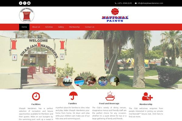sharjahwandererssc.com site used Sharjah