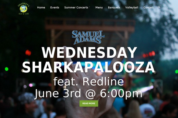 sharkeysbarandgrill.com site used Eventsia