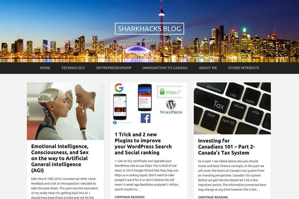 Griffin theme site design template sample