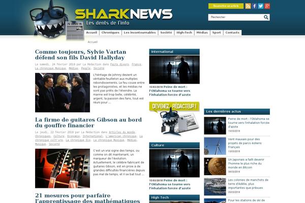 VoiceChild theme site design template sample