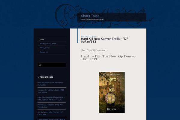 deTube theme site design template sample