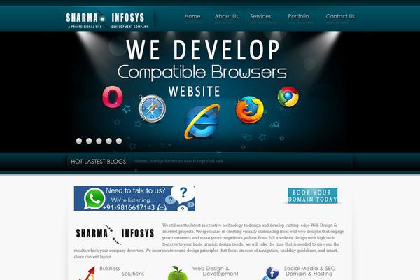 Canyon theme site design template sample