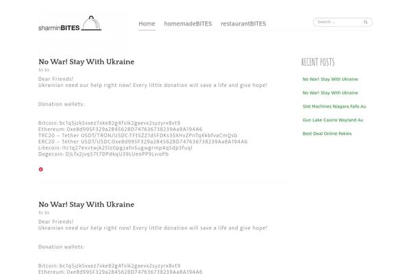 Gdfood theme site design template sample