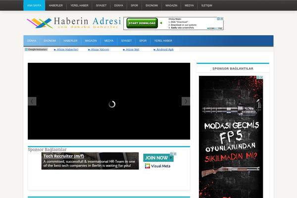 iMag Mag theme site design template sample