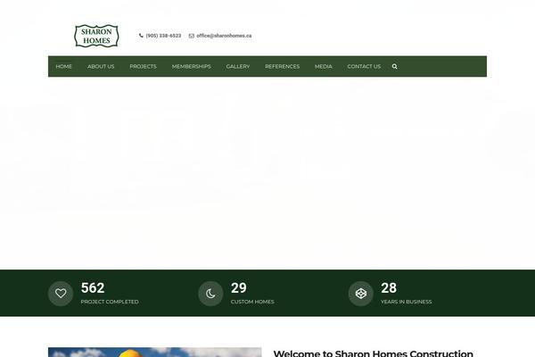 sharonhomes.ca site used Builtpress