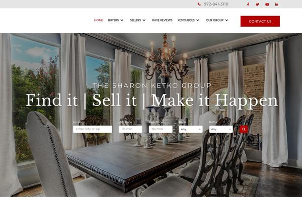 Site using Optima Express + MarketBoost IDX Plugin plugin