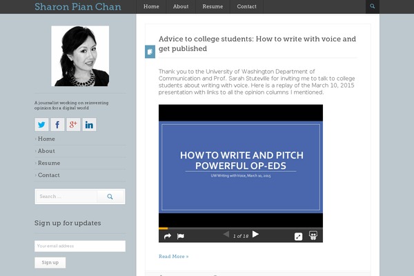 sharonpianchan.com site used Charisma