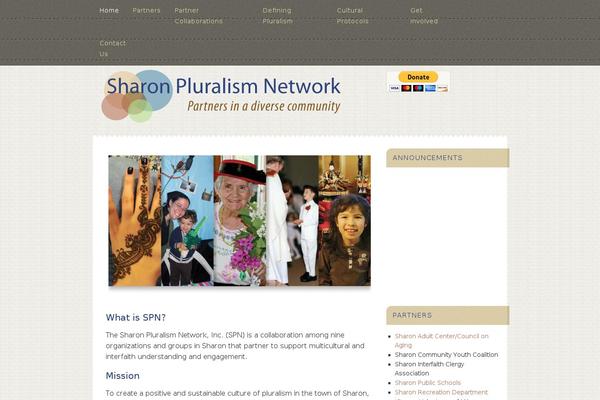 Faith theme site design template sample