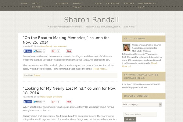 Site using Simple Social Sharing plugin