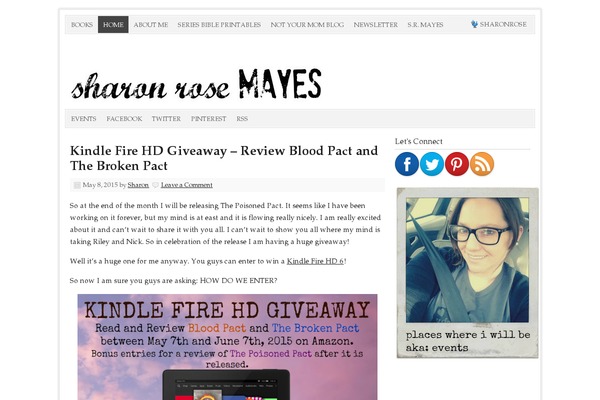 sharonrosemayes.com site used Theme-kylee-more