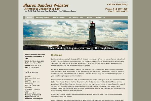 sharonwebsterlawfirm.com site used Thelawlinksplaceholder