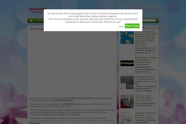 Site using Glossy plugin