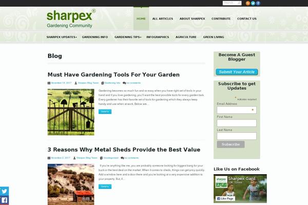 Site using Social-slider-3 plugin