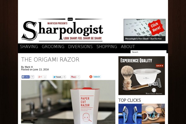 sharpologist.com site used Authority-pro