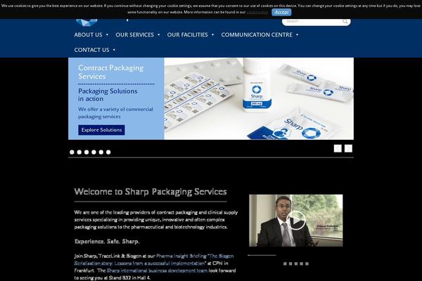 Sharp theme site design template sample