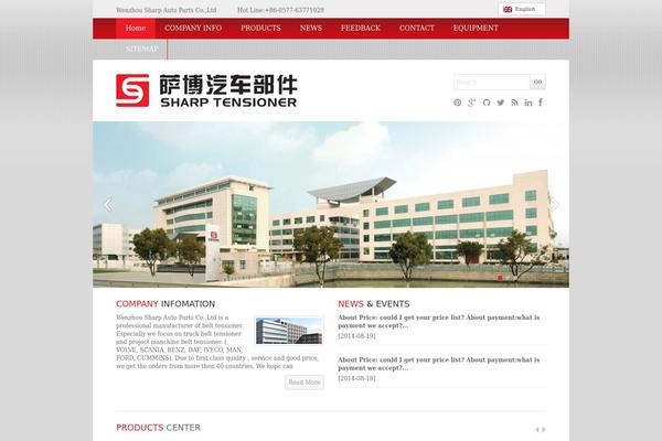 Sharp theme site design template sample