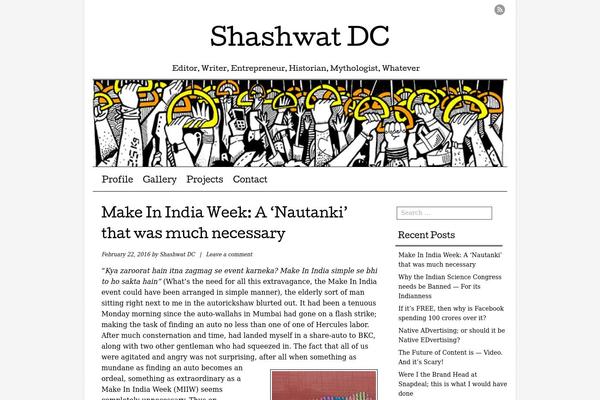shashwatdc.com site used Mon Cahier