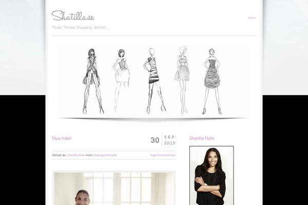 Beauty theme site design template sample