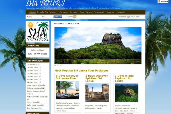 Travel Blogger theme site design template sample