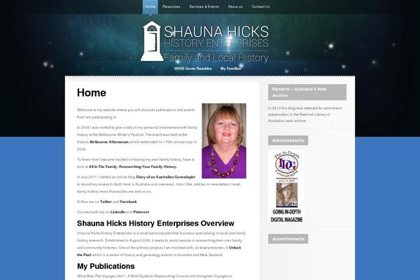 Glow theme site design template sample