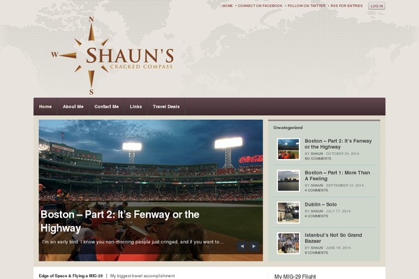 Journey theme site design template sample