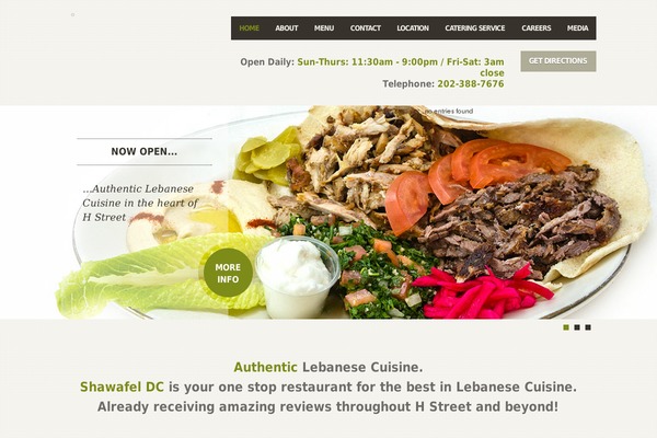 Feast theme site design template sample