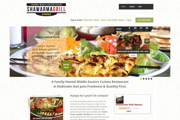 Feast theme site design template sample