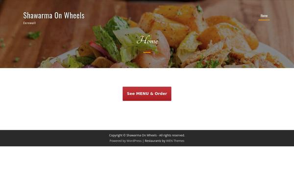 shawarmaonwheels.ca site used Restaurantz