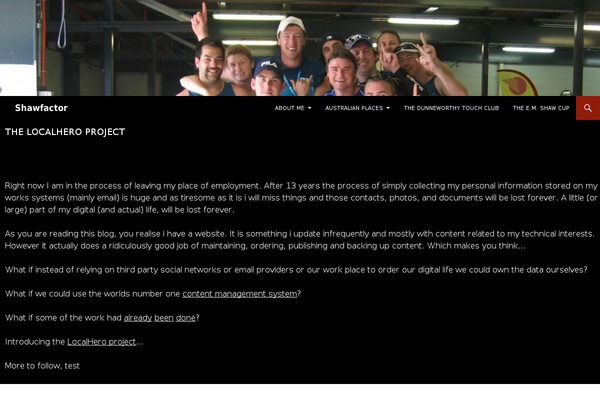 Twenty Sixteen theme site design template sample