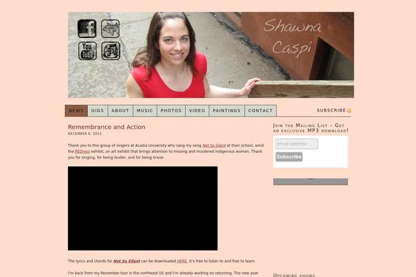 Thesis 1.8.5 theme site design template sample