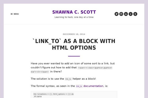 Hoffman theme site design template sample