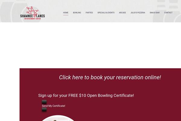 Rise theme site design template sample