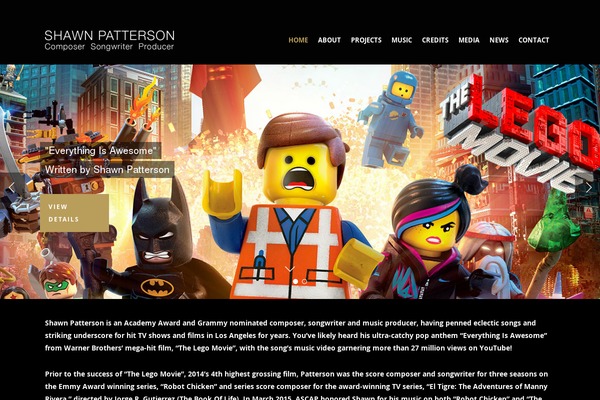 Salient theme site design template sample