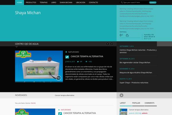Forceful Lite theme site design template sample