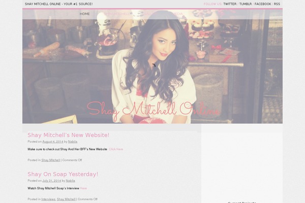 shayamitchell.com site used Slider