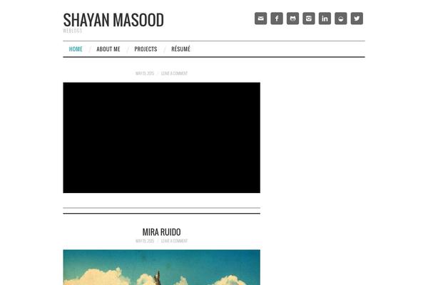 Site using Flickr Photostream plugin