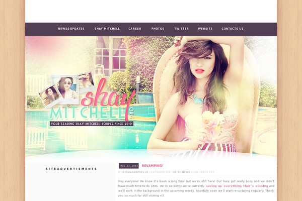 Three theme site design template sample