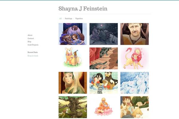 Infinity theme site design template sample
