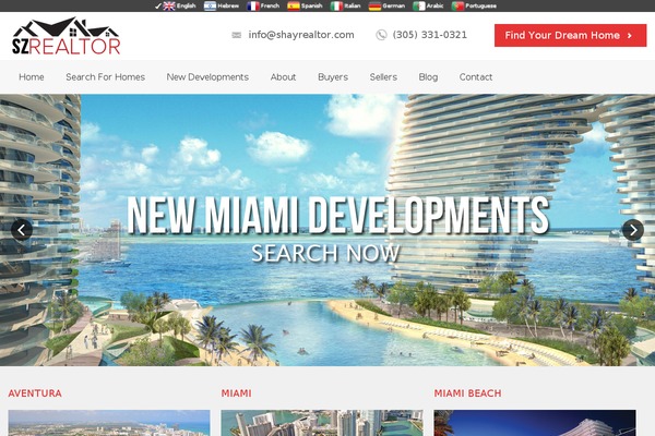 Realia theme site design template sample