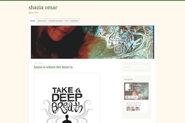 Misty Lake theme site design template sample