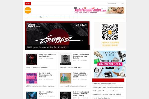 Channel theme site design template sample