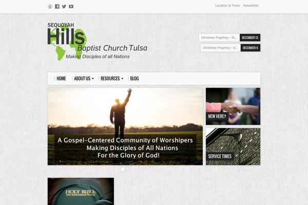 Resurrect theme site design template sample