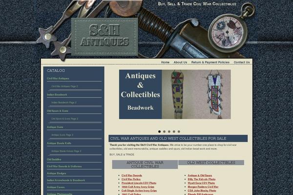 shcivilwarantiques.com site used Pinoak