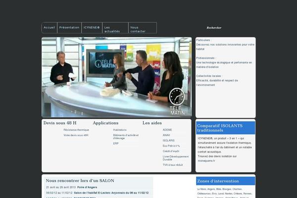 Site using Tweet Blender plugin