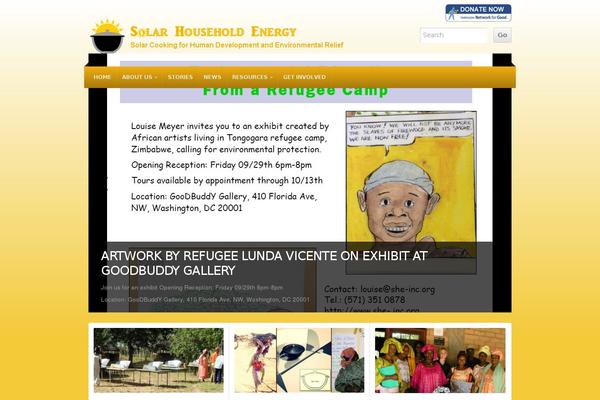 NonProfit theme site design template sample