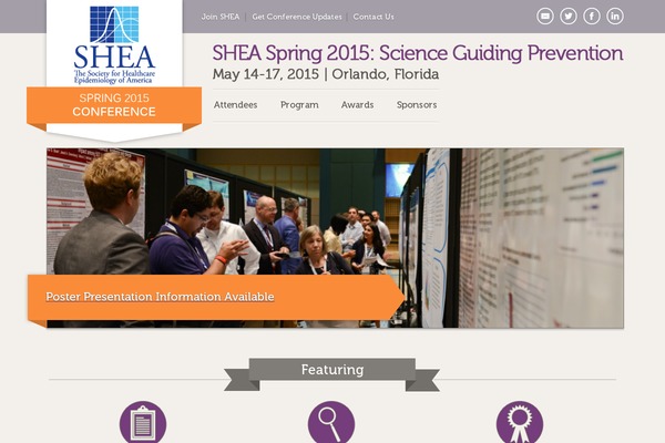 shea2015.org site used Shea