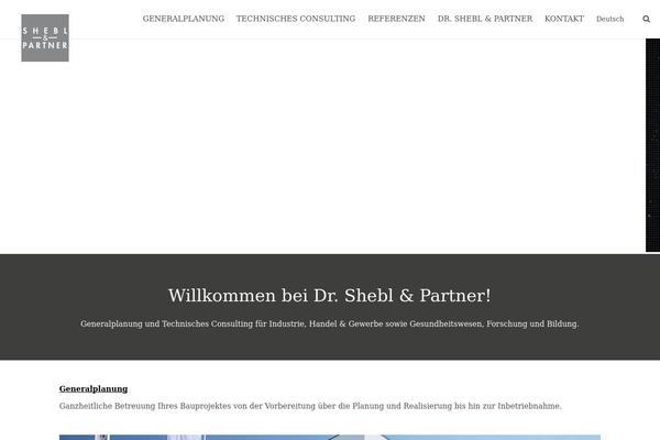 WordPress website example screenshot